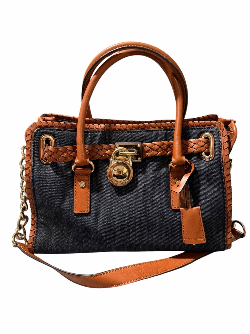 Michael Kors Denim Hamilton Tote